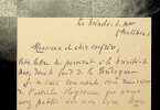 Lettre autographe signée. Charles Causse dit Pierre Maël (1862-1904), écrivain sous le pseudonyme de Pierre Maël partagé avec Charles Vincent. 