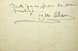Lettre autographe signée. Juliette Adam (1836-1936), écrivain, polémiste, féministe.