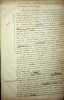 Manuscrit autographe signé. Henri Delaborde (1811-1899), peintre, conservateur.