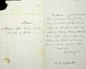 Lettre autographe signée. Hippolyte Fortoul (1811-1856), écrivain, homme politique.