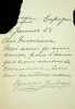 Lettre autographe signée. Ignacio Zuloaga (1870-1945), peintre espagnol. 