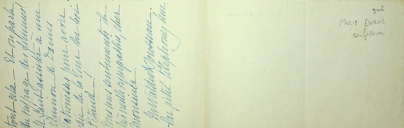Lettre autographe signée