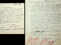 Lettre autographe signée