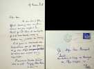 Lettre autographe signée. Maurice Rostand (1891-1968), poète, écrivain.