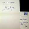 Lettre autographe signée. Maurice Rostand (1891-1968), poète, écrivain.