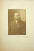 Belle photographie originale signée par le photographe. Gustave Fabius dit Fabius de Champville (1865-1946), magnétiseur, poète, écrivain, ...