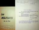Lettre signée + plaquette fortement corrigée. Gustave Fabius dit Fabius de Champville (1865-1946), magnétiseur, poète, écrivain, franc-maçon. 