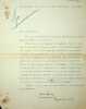 Lettre signée. Maurice Genevoix (1890-1980), poète, écrivain, prix Goncourt 1925, enterré au Panthéon. 