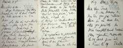 Lettre autographe signée (lot de 2). Francis Salabert (1884-1946), auteur, compositeur, éditeur musical. 