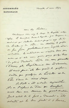 Lettre autographe signée au docteur Philippe Bordone. Alfred Naquet (1834-1916), chimiste, médecin, homme politique, promoteur du divorce.