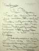 Lettre autographe signée. Alfred Machard (1887-1962), écrivain, scénariste, réalisateur. 