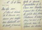 Lettre autographe signée. Cécile Sorel (1873-1966), comédienne, sociétaire de la Comédie-Française.