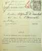 Lettre autographe signée à Julia Daudet. Mounet-Sully (1841-1916), acteur, sociétaire de la Comédie-Française. 