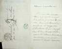 Lettre autographe signée au docteur Gilbert Breschet. Auguste de Saint-Hilaire (1779-1853), botaniste, explorateur. 