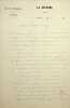 Lettre autographe signée à Victor Lefranc. Etienne Arago (1802-1892), Michel-Auguste Dupoty (1797-1864), Alexandre Ledru-Rollin (1807-1874), Charles ...