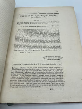 [Jansénisme] Nouvelles ecclésiastiques ou mémoires pour servir à l'histoire de la Constitution Unigenitus pour l'année M.DCC.XXVIII. . [Jansénisme] ...