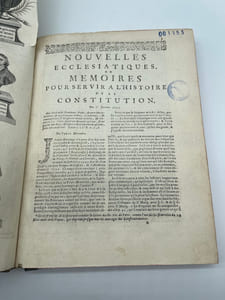 [Jansénisme] Nouvelles ecclésiastiques ou mémoires pour servir à l'histoire de la Constitution Unigenitus pour l'année M.DCC.XXX. 