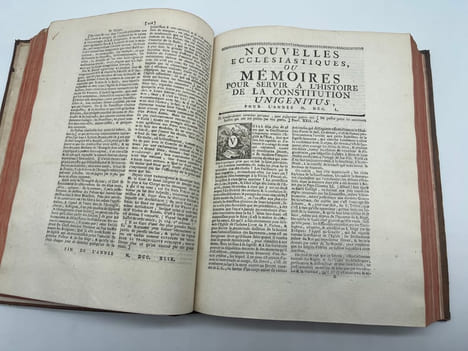 [Jansénisme] Nouvelles ecclésiastiques ou mémoires pour servir à l'histoire de la Constitution Unigenitus pour l'année M.DCC.XLIX.,  M.DCC.L et ...