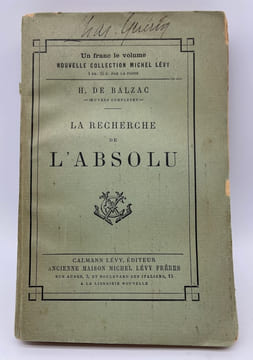 La Recherche de l'Absolu. . [Charles Guérin] Honoré de Balzac, 