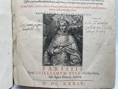 Sancti Thomae Aquinatis doctoris angelici [.] Opuscula Omnia. Nec non opusculum de eruditione principis nuper impressum, atque etiam Opusculum de Ente & Essentia. Editio ultima aucta et emendata.