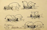 Pi&egrave;ce autographe sign&eacute;e au critique d'art Fran&ccedil;ois Thi&eacute;bault-Sisson. Francesco da Silva Gouveia (1872-1951), sculpteur portugais.