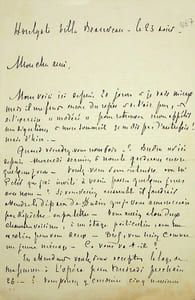 Lettre autographe signée au docteur Georges Daremberg
