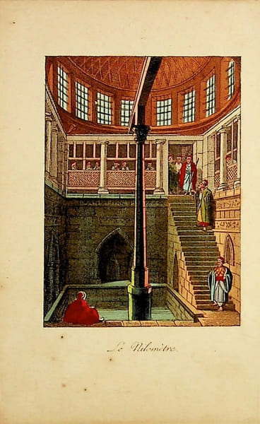 [Gravure tir&eacute;e de] Breton de la Martini&egrave;re, Le Nilom&egrave;tre [gravure tir&eacute;e de L'&Eacute;gypte et la Syrie, ou moeurs, usages, costumes et monumens des ...