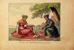 [Gravure tirée de] Breton de la Martinière, Femmes de Bagdad jouant au Mangula [gravure tirée de L'Égypte et la Syrie, ou moeurs, usages, costumes et ...