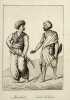 [Gravure tirée de] Breton de la Martinière, Mamlouk & Arabe bédouin [gravure tirée de L'Égypte et la Syrie, ou moeurs, usages, costumes et monumens ...