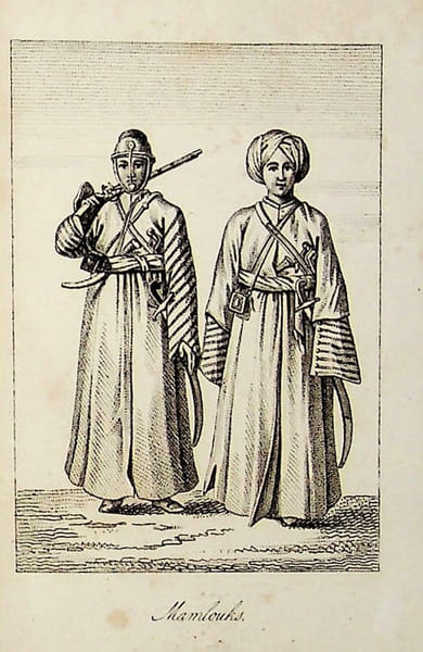 [Gravure tir&eacute;e de] Breton de la Martini&egrave;re, Mamlouks [gravure tir&eacute;e de L'&Eacute;gypte et la Syrie, ou moeurs, usages, costumes et monumens des &Eacute;gyptiens, ...