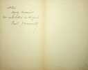 Lettre autographe signée. Paul Decauville (1846-1922), inventeur, industriel, homme politique, maire d'Evry-Petit-Bourg, sénateur. 