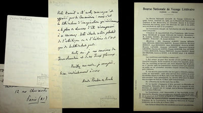 Lettre autographe signée (lot de 2)