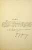 Lettre autographe sign&eacute;e. Henry Houssaye (1848-1911), historien, critique, membre de l'Acad&eacute;mie fran&ccedil;aise. 