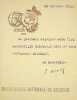 Lettre sign&eacute;e &agrave; Lucien Desvaces. [Marcel Proust] Jean Ajalbert (1863-1947), &eacute;crivain, membre de l'Acad&eacute;mie Goncourt.