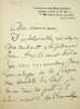 Lettre autographe sign&eacute;e. Paul Adam (1862-1920), &eacute;crivain. 