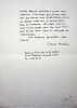 Lettre autographe sign&eacute;e &agrave; Fran&ccedil;oise Verny. Claude Aveline (1901-1992), po&egrave;te, &eacute;crivain. 