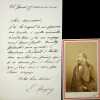 Lettre autographe sign&eacute;e. Emile Augier (1820-1889), po&egrave;te, &eacute;crivain.