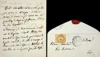 Lettre autographe signée à Hortense Howland