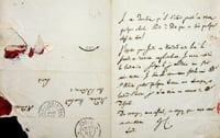 Lettre autographe signée à Hortense Howland