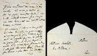 Lettre autographe signée à Hortense Howland