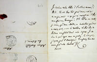 Lettre autographe signée à Hortense Howland