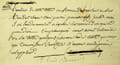 RARE pi&egrave;ce autographe. Paul-Louis Courier (1772-1825), &eacute;criva...