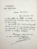 Lettre autographe sign&eacute;e. Jules-Louis Breton (1872-1940), inventeur, journaliste, homme politique, d&eacute;put&eacute; puis s&eacute;nateur. 