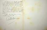 Lettre sign&eacute;e. Edouard Pelletan (1854-1912), imprimeur, &eacute;diteur. 