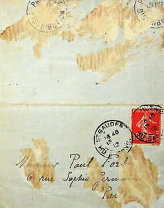 Lettre autographe signée à Paul Fort