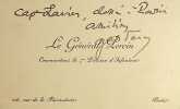 Carte autographe sign&eacute;e. Alexandre Percin (1846-1928), g&eacute;n&eacute;ral, cabinet du ministre de la guerre Louis Andr&eacute;, responsable du syst&egrave;me des fiches ...