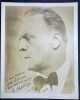 Photographie originale avec d&eacute;dicace autographe sign&eacute;e - certainement sa derni&egrave;re d&eacute;dicace. F&eacute;dor Chaliapine Chaliapin (1873-1938), acteur russe, ...