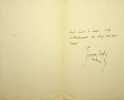 Lettre autographe sign&eacute;e. Georges Cain (1853-1919), &eacute;crivain, peintre.