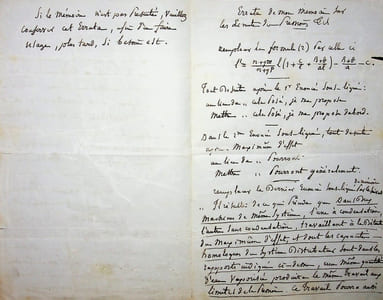 Lettre autographe signée