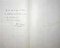 Lettre autographe sign&eacute;e. Jean Reynaud (1806-1863), philosophe, homme politique. 